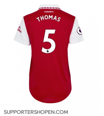 Arsenal Thomas Partey #5 Hemma Matchtröja Dam 2022-23 Kortärmad